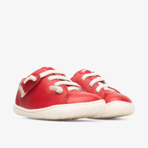 Camper Peu Sneakers Red - Kids Singapore FHECUJ-794